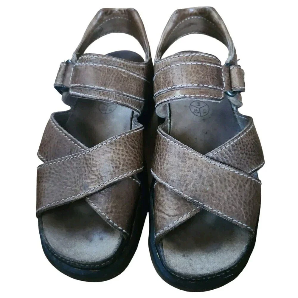Dr. Martens Vintage 90s Chunky Sandal Men's Size 11 US Y2K Brown Leather Airwair